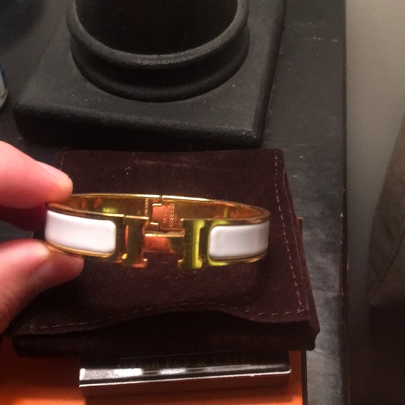 Hermes Clic Narrow Bangle Bracelet - Picture 1 of 4